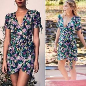 Happy X Nature floral wrap dress